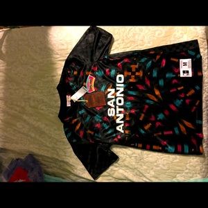 Mitchell and Ness T-shirt Jersey sz m blk